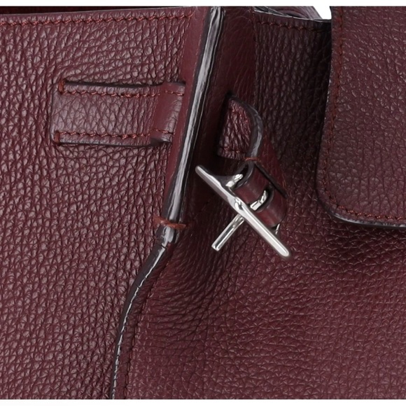 Celine Big Bag Small Tote Convertible Shoulder Bag Smooth Leather Bordeaux - Picture 13 of 13